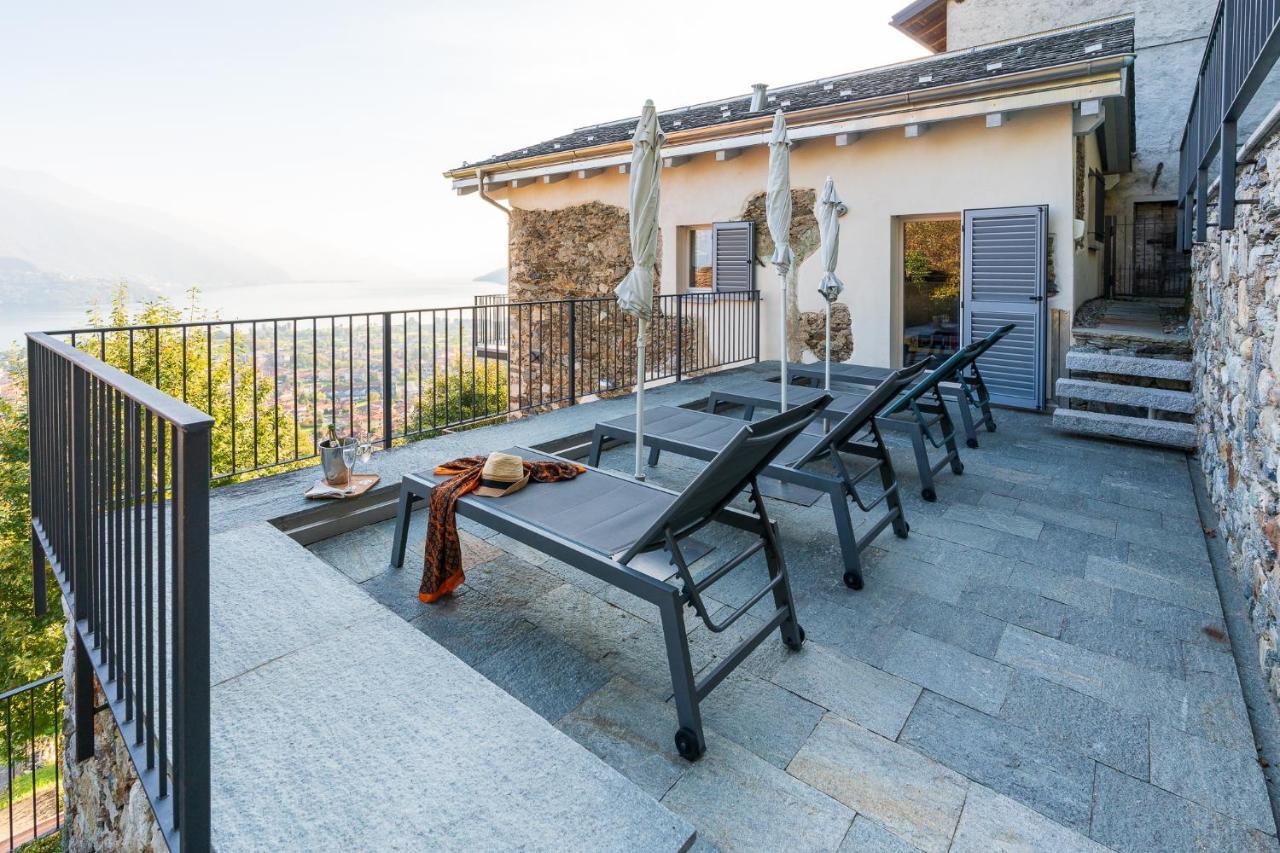 Casa Di Campagna Rosina Con Piscina E Vista Lago Gravedona Kültér fotó