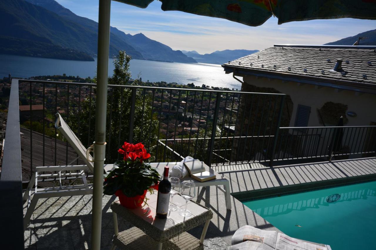 Casa Di Campagna Rosina Con Piscina E Vista Lago Gravedona Kültér fotó